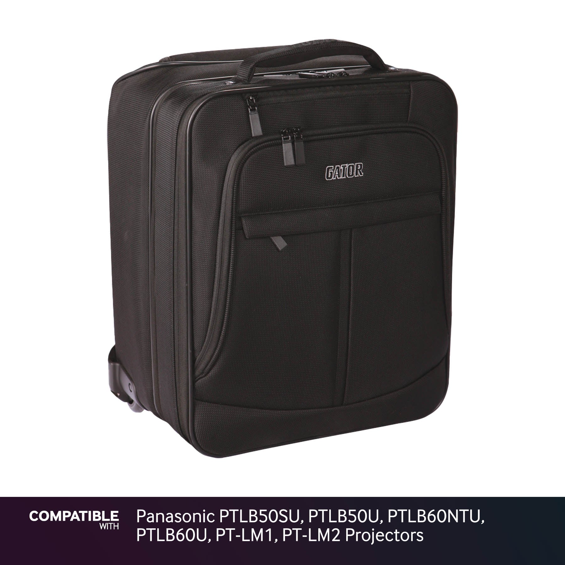 Gator Laptop & Projector Travel Case with Wheels for Panasonic PTLB50SU, PTLB50U, PTLB60NTU, PTLB60U, PT-LM1, PT-LM2 Projectors