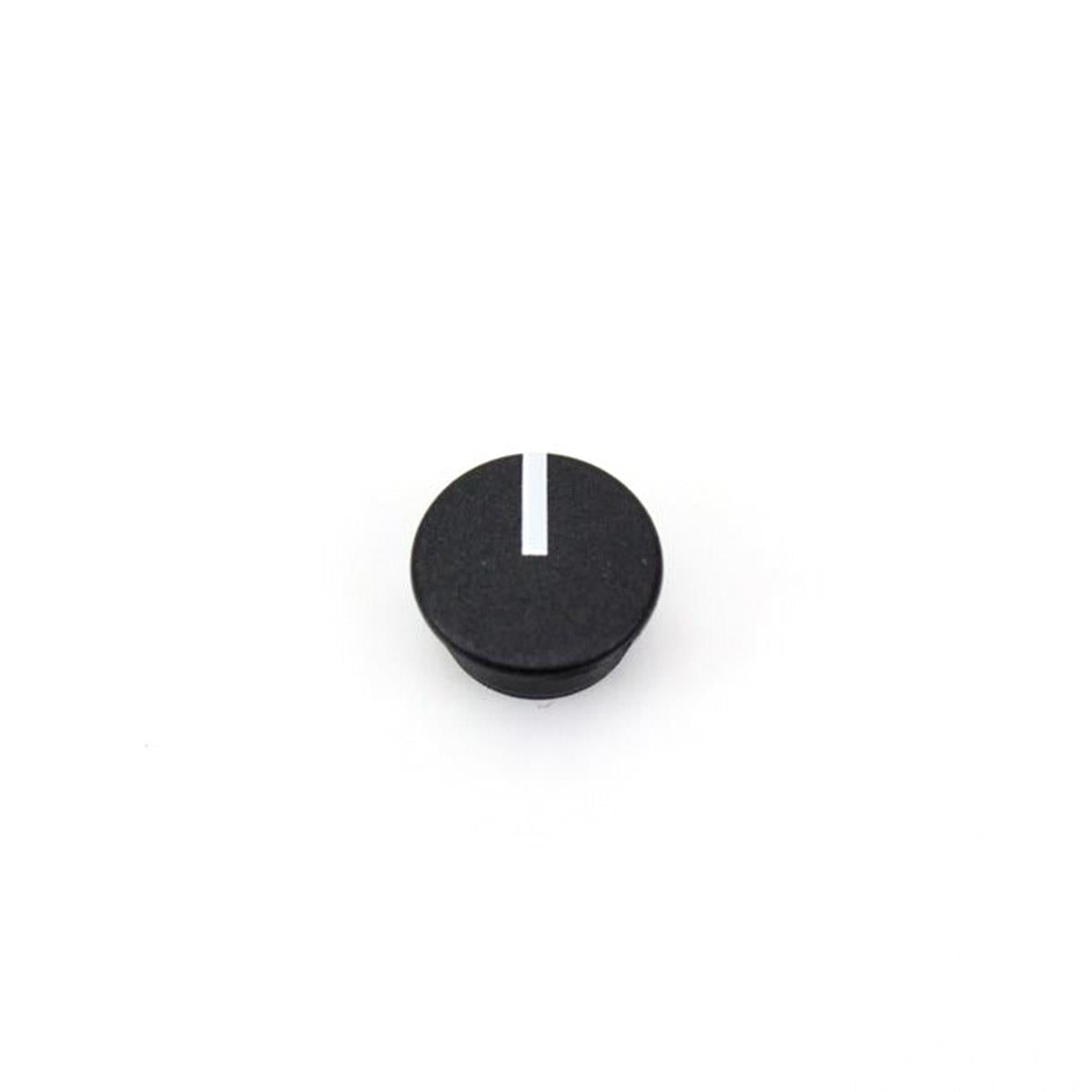 Black Knob Cap with White Indicator Line for DBX 520 500-Series Modules