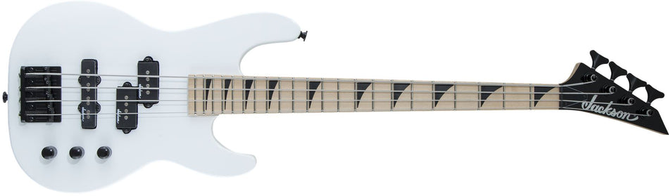 DNLC - Jackson JS Series Concert Bass Minion JS1XM 4-String Electric Bass Guitar, Snow White