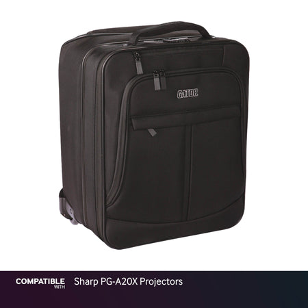 Gator Laptop & Projector Travel Case with Wheels for Sharp PG-A20X Projectors