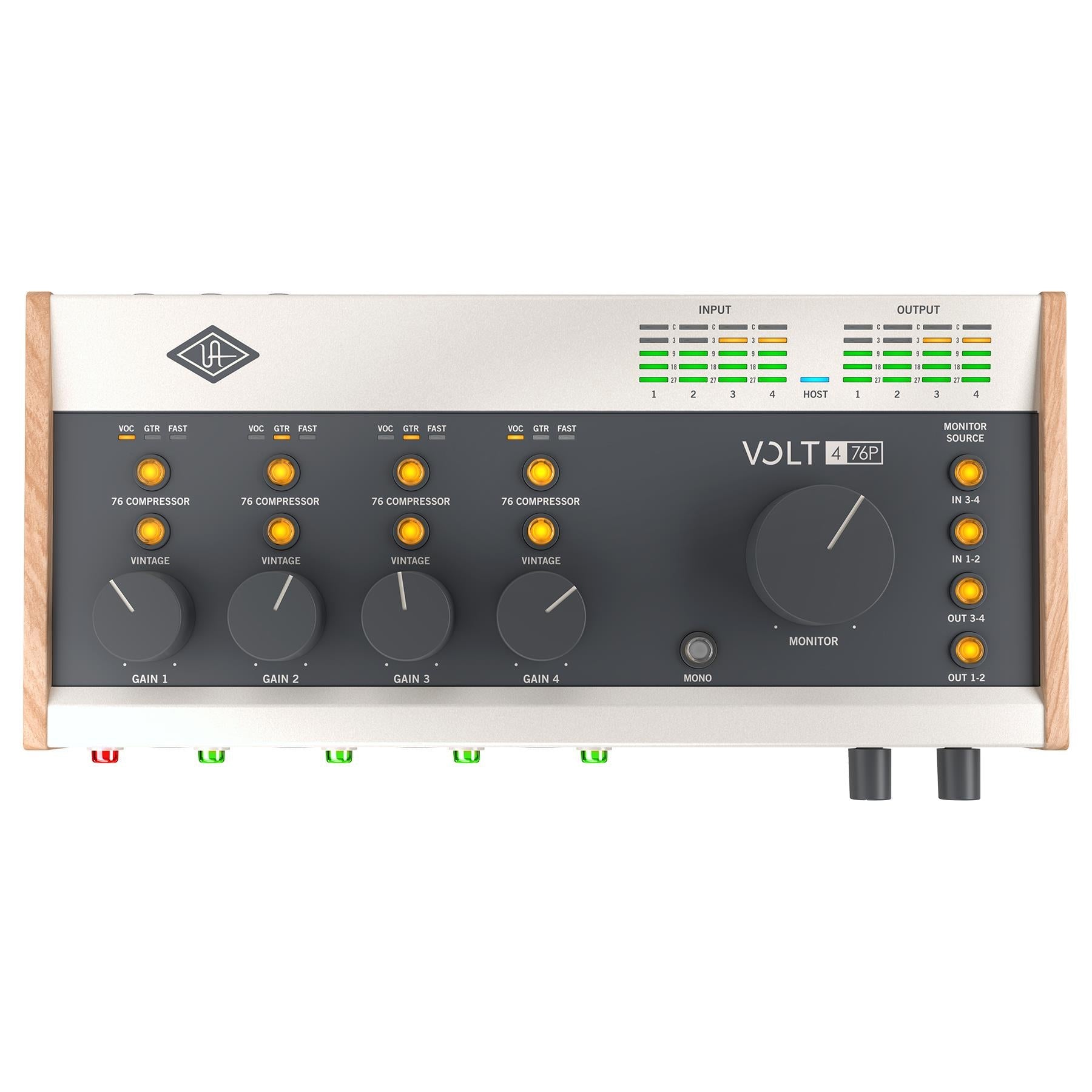 Universal Audio Volt 476P USB-C Audio Interface Bundle with MIDI Cables