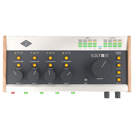 Universal Audio Volt 476P USB-C Audio Interface Bundle with MIDI Cables