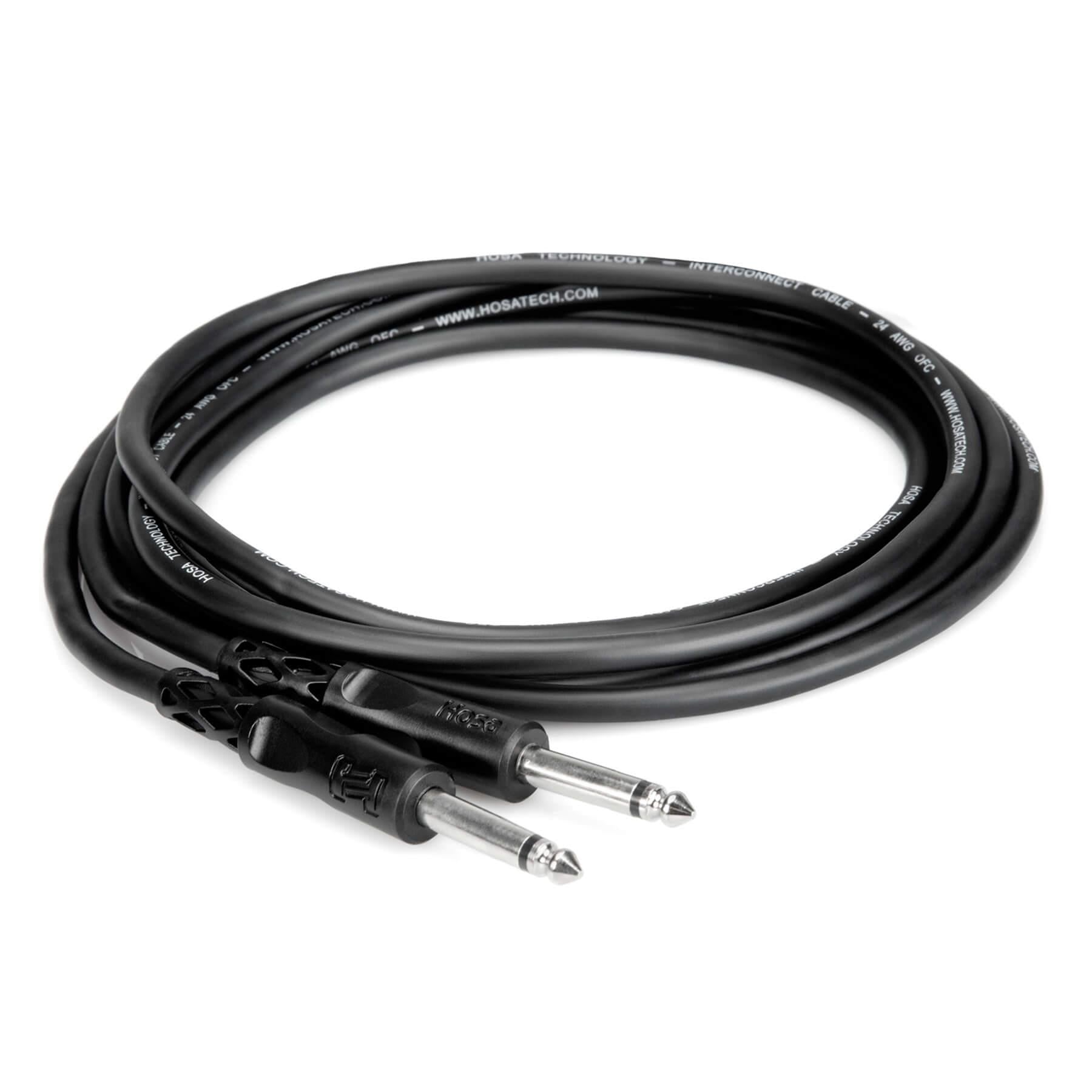 ART HeadAmp 4 Headphone Amplifier Bundle with Hosa 1/4" TS Instrument Cable