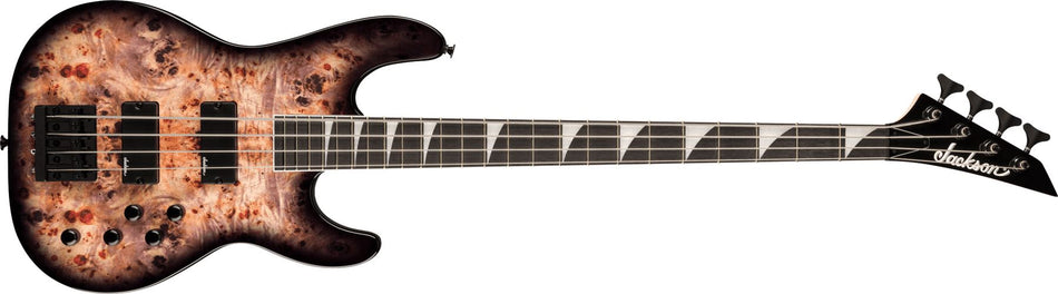 DNLC - Jackson JS Series Concert Bass CB JS3P 4-String Guitar, Transparent Black Burst