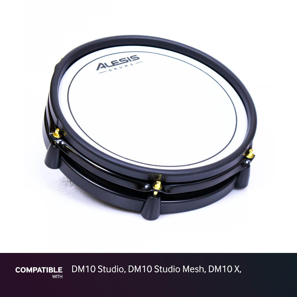 Alesis 10" Dual-Zone Drum Pad for DM10 Studio, DM10 Studio Mesh, DM10 X,
