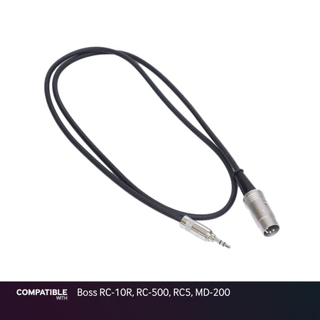 Rapco 1/8" TRS MIDI Type-A Cable for Boss RC-10R, RC-500, RC5, MD-200