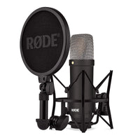 Rode NT1 Signature Series Large-Diaphragm Condenser Microphone, Black