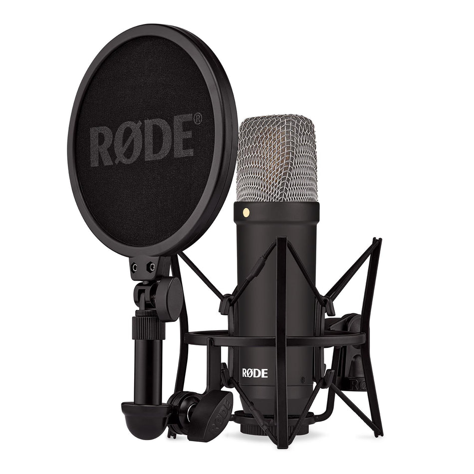 Rode NT1 Signature Series Large-Diaphragm Condenser Microphone, Black