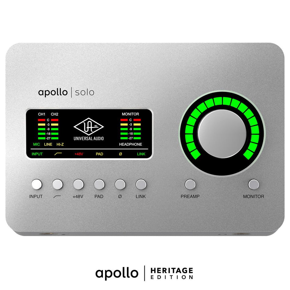 Universal Audio Apollo Solo Heritage Edition USB-C Audio Interface