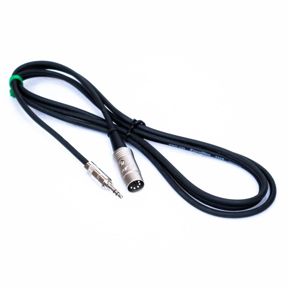 RapcoHorizon 1/8" TRS MIDI (Type-B) to 5-Pin MIDI DIN Male Cable, 10-Foot