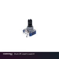 Nord Rotary Potentiometer (No Detents) for Drum 3P, Lead 4, Lead A1