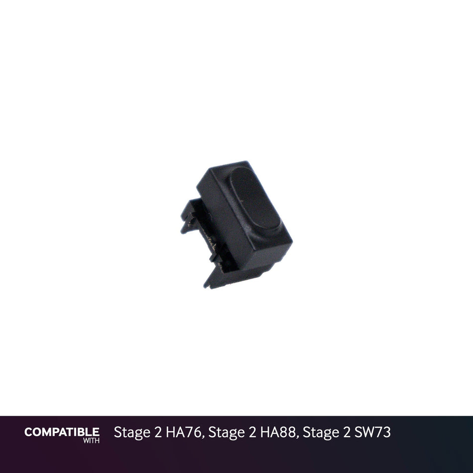 Nord Black Pushbutton Switch with Cap for Stage 2 HA76, Stage 2 HA88, Stage 2 SW73