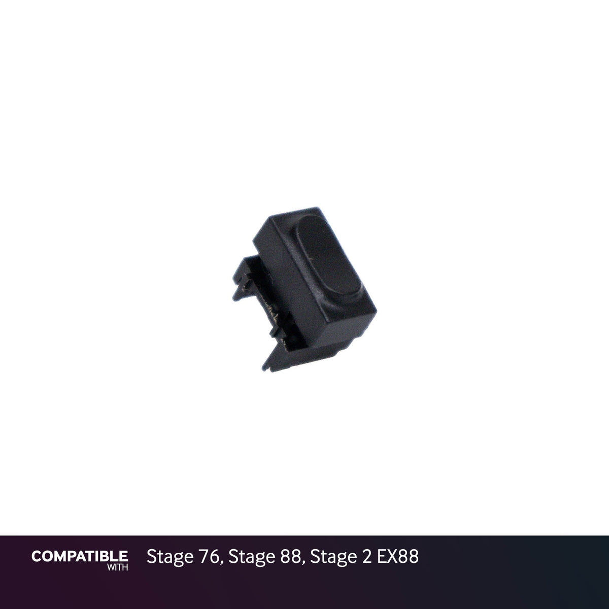 Nord Black Pushbutton Switch with Cap for Stage 76, Stage 88, Stage 2 EX88