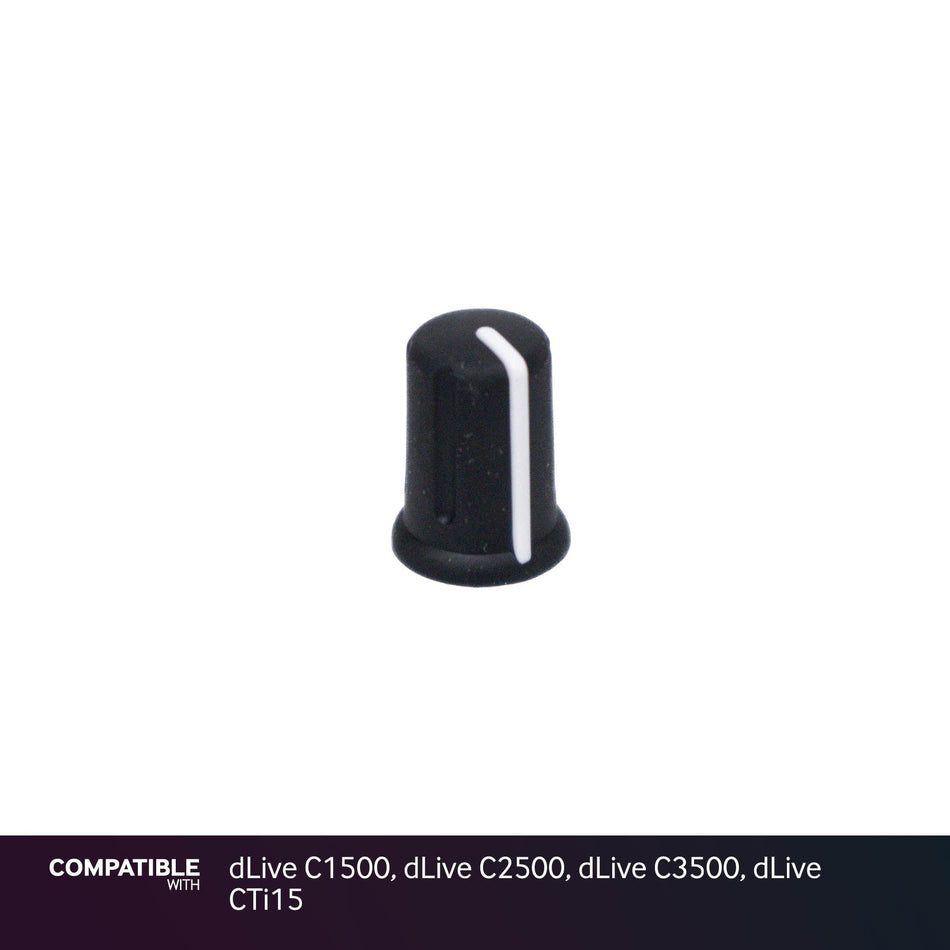 Allen & Heath Black Knob for dLive C1500, dLive C2500, dLive C3500, dLive CTi15
