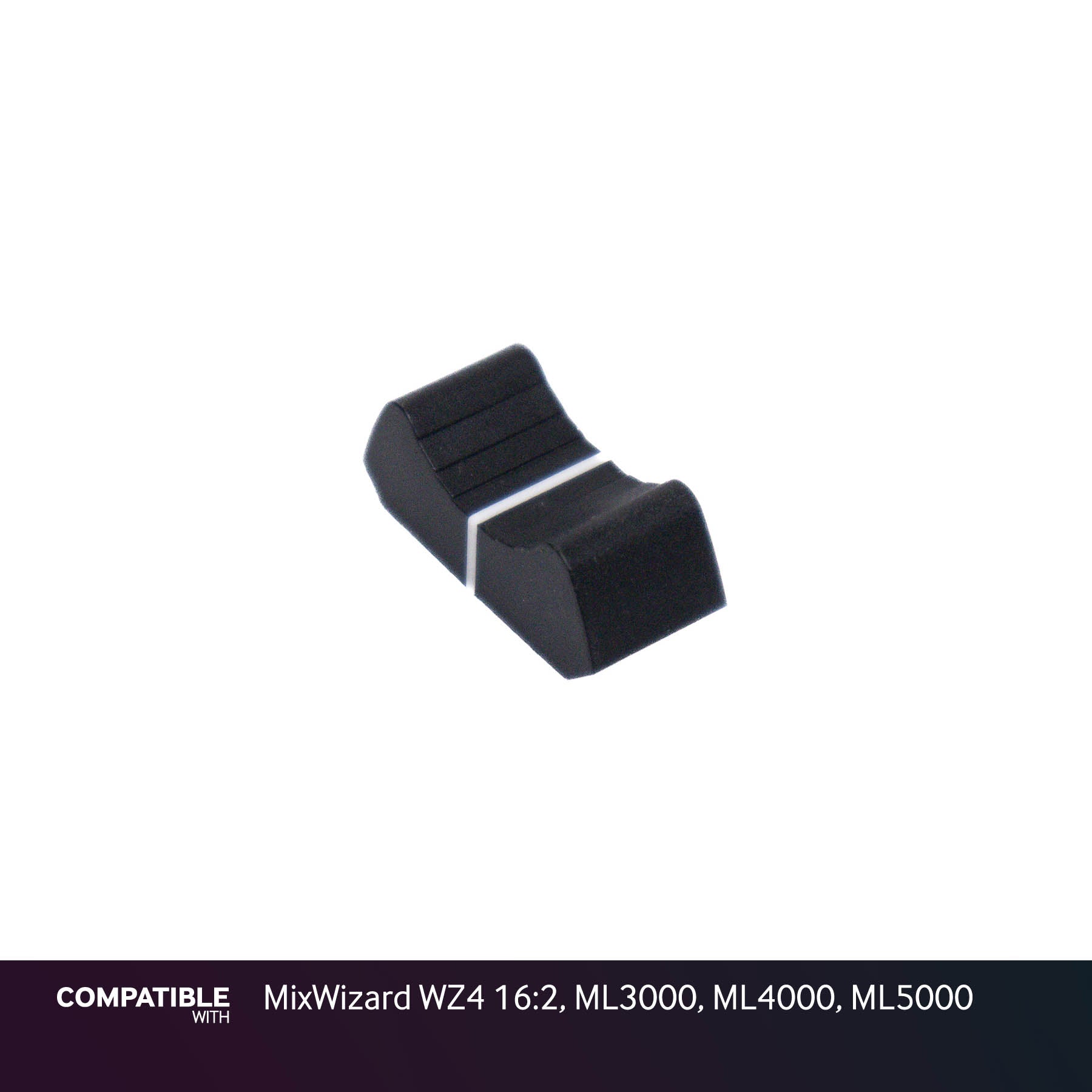 Allen & Heath Black Fader Cap for MixWizard WZ4 16:2, ML3000, ML4000, ML5000