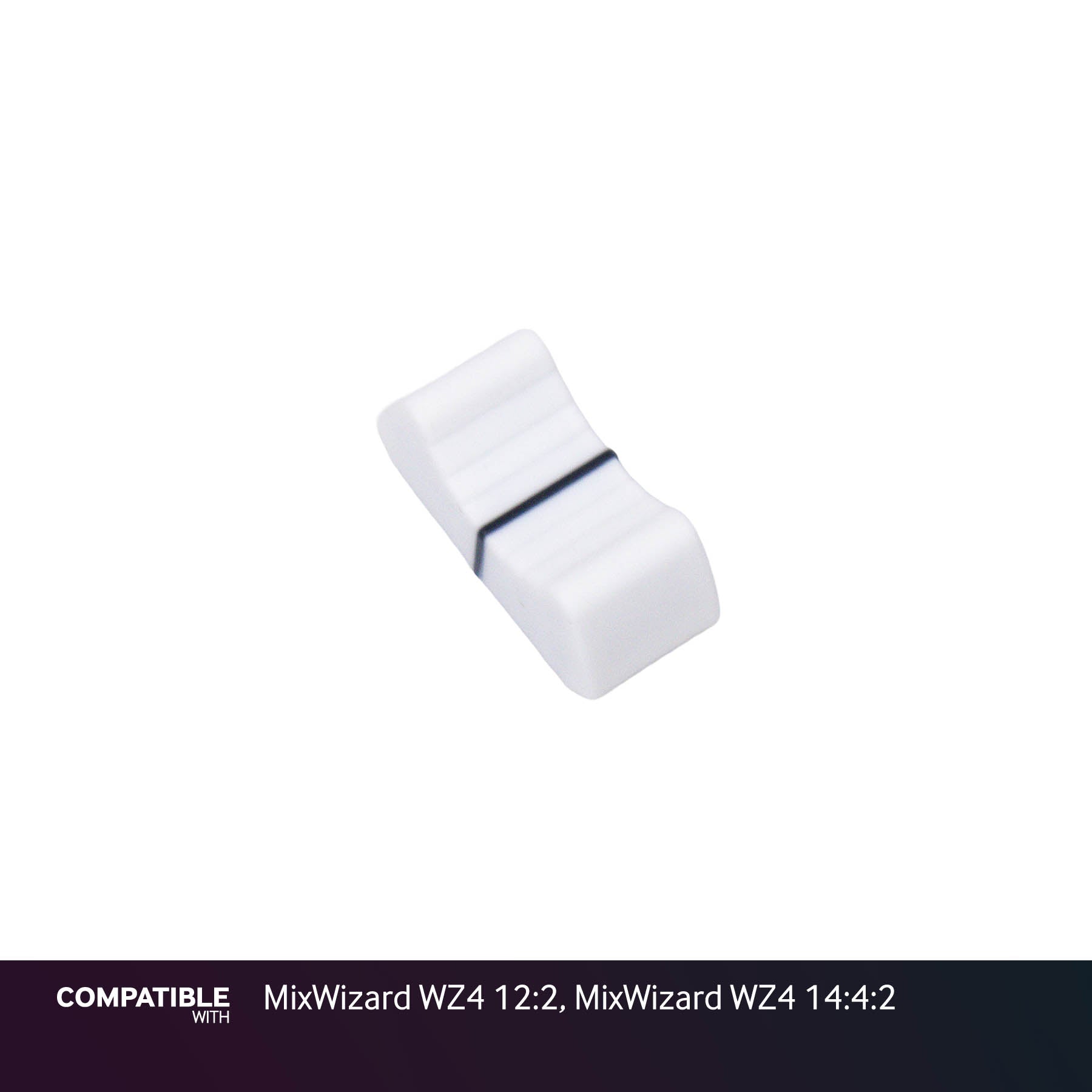 Allen & Heath White Fader Cap for MixWizard WZ4 12:2, MixWizard WZ4 14:4:2