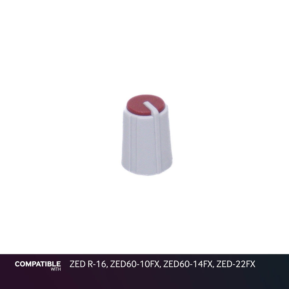 Allen & Heath Gray/Burgandy Knob for ZED R-16, ZED60-10FX, ZED60-14FX, ZED-22FX