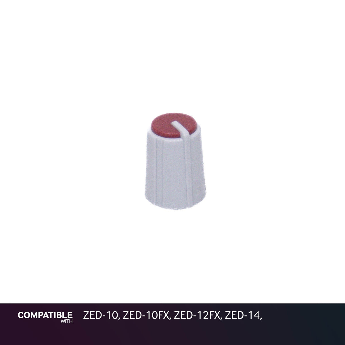 Allen & Heath Gray/Burgandy Knob for ZED-10, ZED-10FX, ZED-12FX, ZED-14,