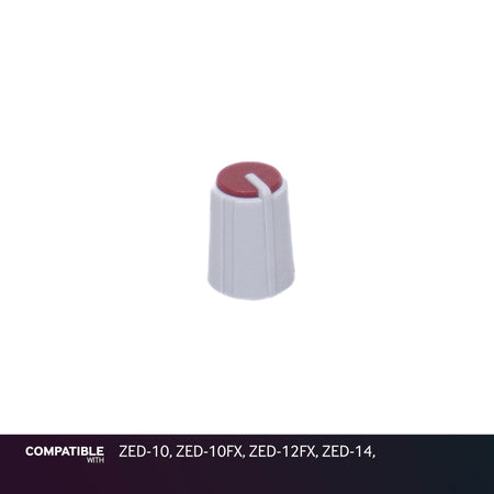 Allen & Heath Gray/Burgandy Knob for ZED-10, ZED-10FX, ZED-12FX, ZED-14,