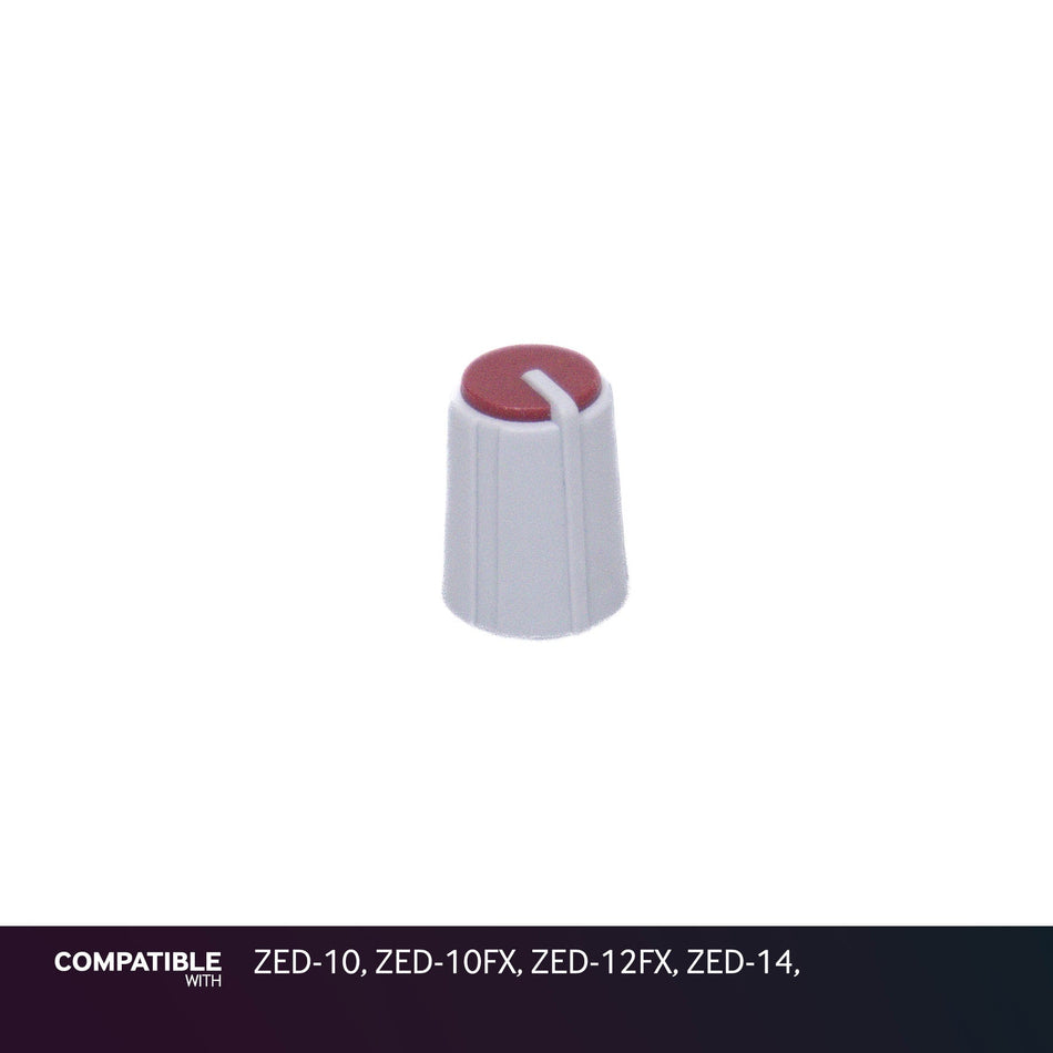 Allen & Heath Gray/Burgandy Knob for ZED-10, ZED-10FX, ZED-12FX, ZED-14,