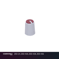 Allen & Heath Gray/Burgandy Knob for ZED-24, ZED-420, ZED-428, ZED-436