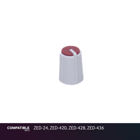 Allen & Heath Gray/Burgandy Knob for ZED-24, ZED-420, ZED-428, ZED-436