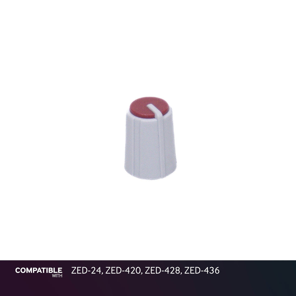 Allen & Heath Gray/Burgandy Knob for ZED-24, ZED-420, ZED-428, ZED-436