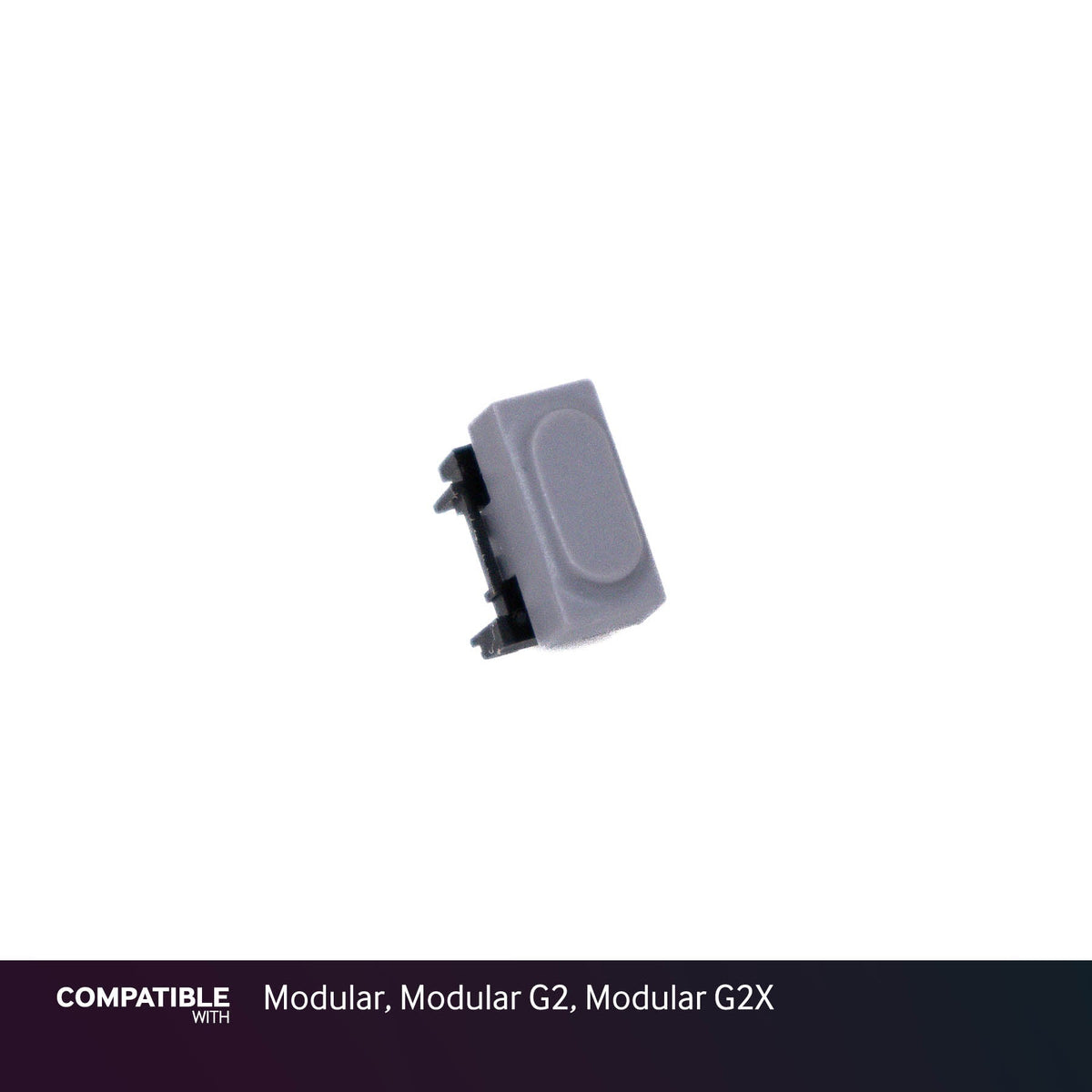 Nord Gray Pushbutton Switch with Cap for Modular, Modular G2, Modular G2X