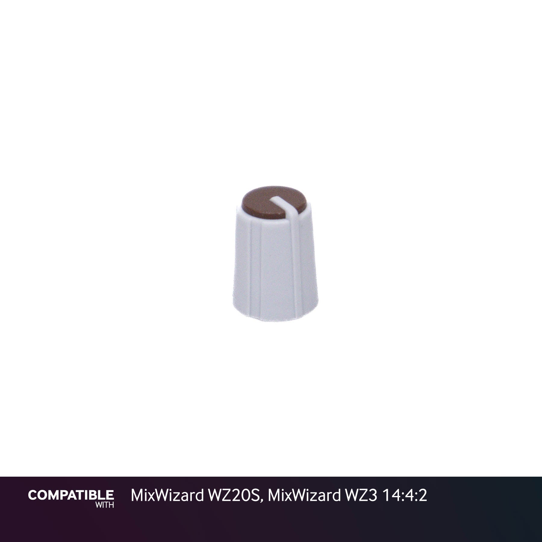 Allen & Heath Gray/Brown Knob for MixWizard WZ20S, MixWizard WZ3 14:4:2