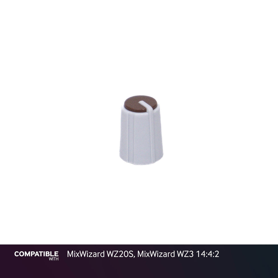 Allen & Heath Gray/Brown Knob for MixWizard WZ20S, MixWizard WZ3 14:4:2