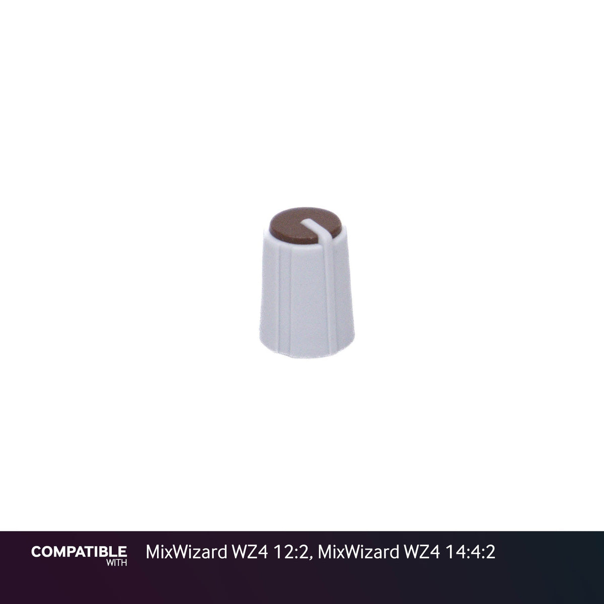 Allen & Heath Gray/Brown Knob for MixWizard WZ4 12:2, MixWizard WZ4 14:4:2