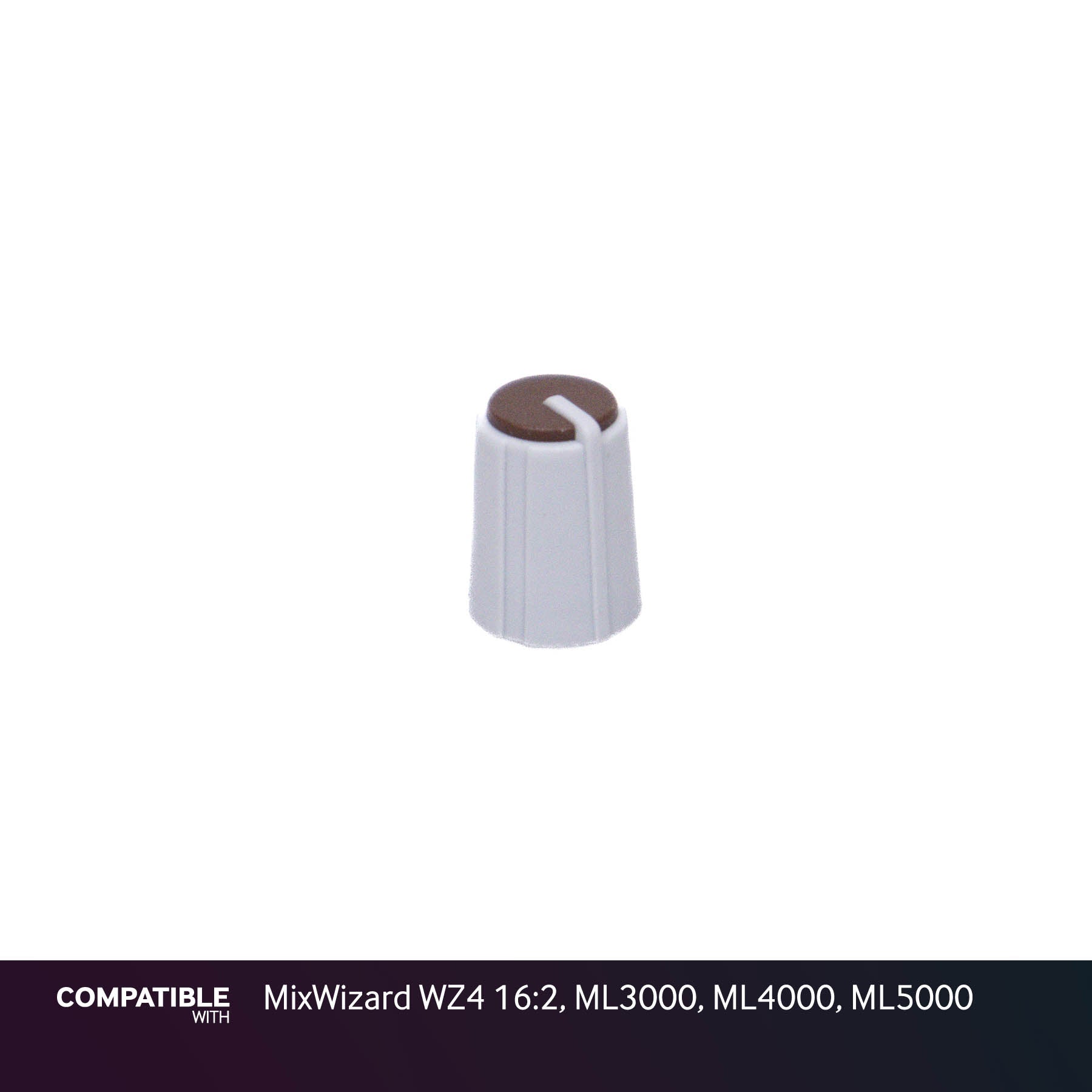 Allen & Heath Gray/Brown Knob for MixWizard WZ4 16:2, ML3000, ML4000, ML5000