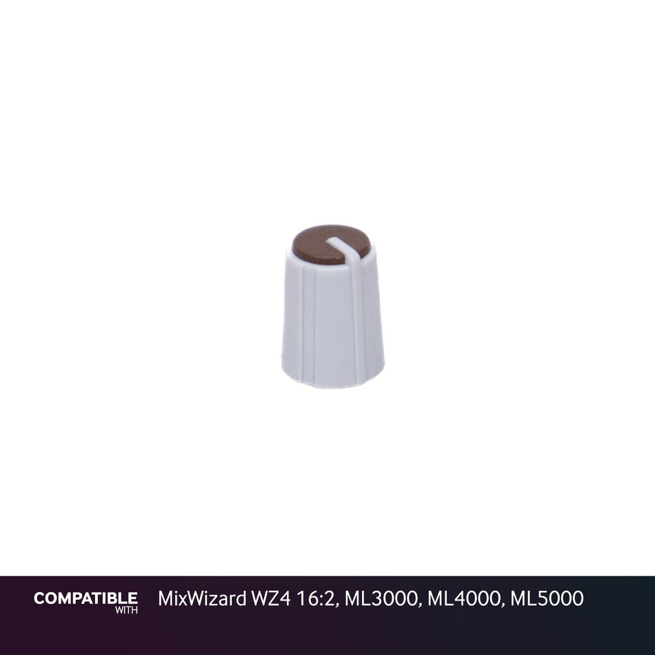 Allen & Heath Gray/Brown Knob for MixWizard WZ4 16:2, ML3000, ML4000, ML5000
