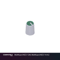 Allen & Heath Gray/Green Knob for MixWizard WZ3 12M, MixWizard WZ3 14:4:2