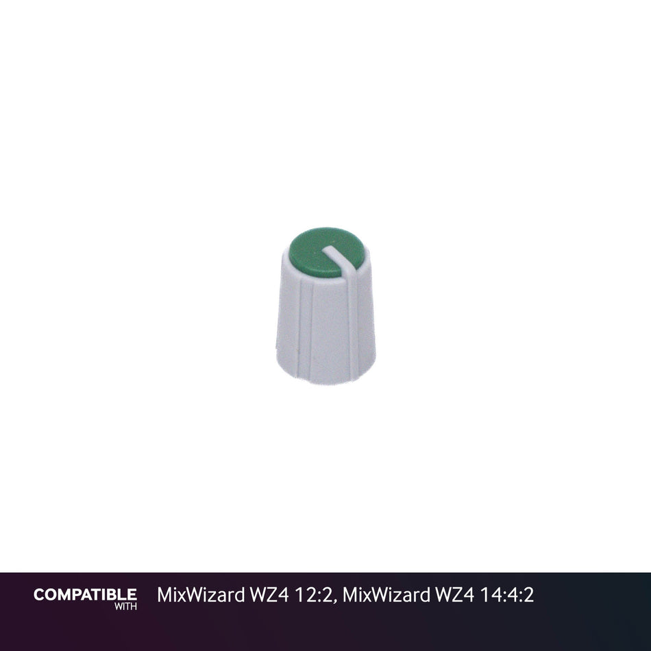 Allen & Heath Gray/Green Knob for MixWizard WZ4 12:2, MixWizard WZ4 14:4:2