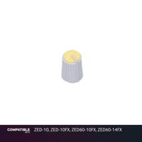 Allen & Heath Gray/Yellow Knob for ZED-10, ZED-10FX, ZED60-10FX, ZED60-14FX