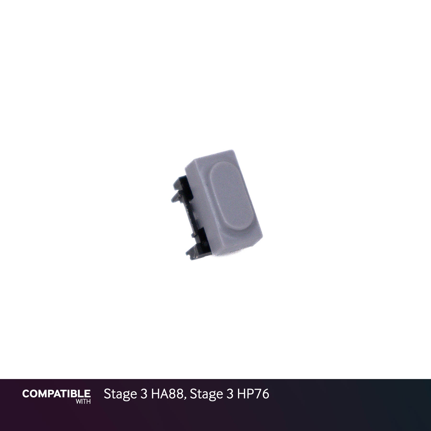 Nord Gray Pushbutton Switch with Cap for Stage 3 HA88, Stage 3 HP76