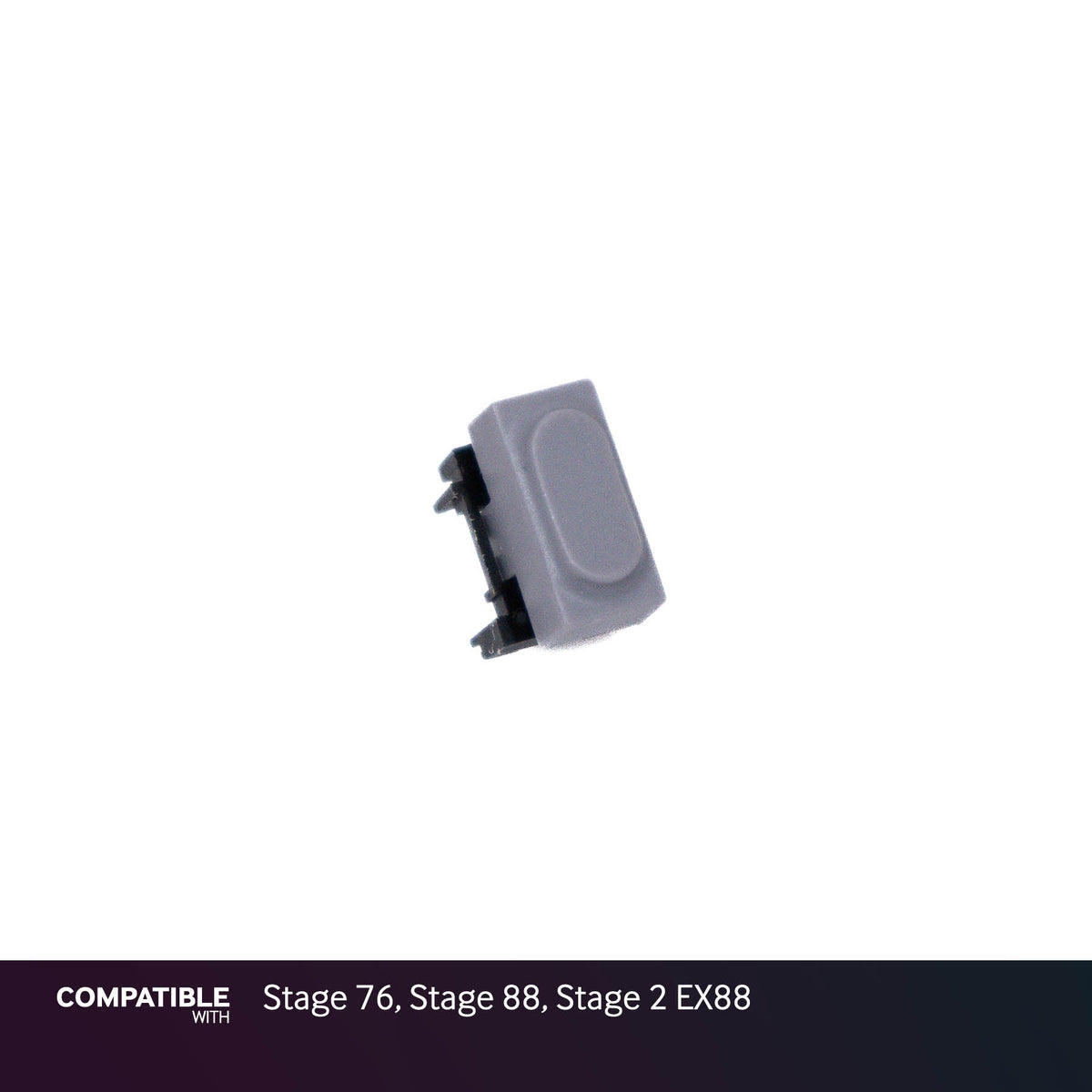 Nord Gray Pushbutton Switch with Cap for Stage 76, Stage 88, Stage 2 EX88