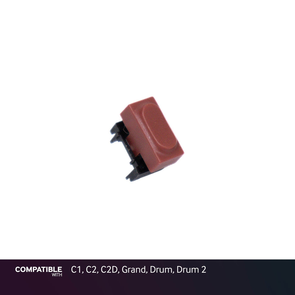 Nord Red Pushbutton Switch with Cap for C1, C2, C2D, Grand, Drum, Drum 2
