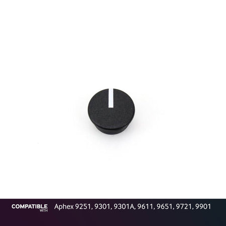 Black Knob Cap with Line for Aphex 9251, 9301, 9301A, 9611, 9651, 9721, 9901