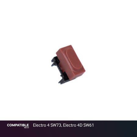 Nord Red Pushbutton Switch with Cap for Electro 4 SW73, Electro 4D SW61