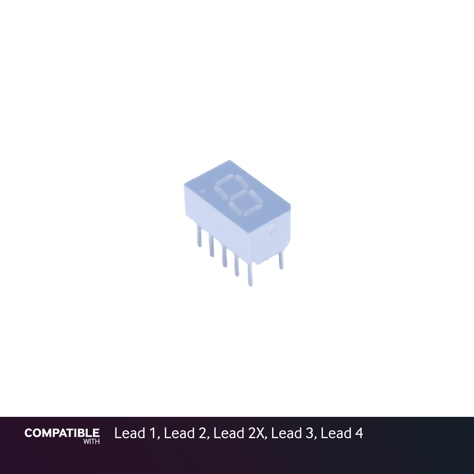 Nord Seven Segment LED Display for Lead 1, Lead 2, Lead 2X, Lead 3, Lead 4