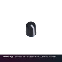Nord Black Knob with Line for Electro 4 SW73, Electro 4 SW73, Electro 4D SW61