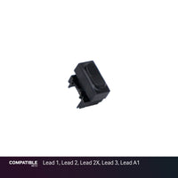 Nord Black Pushbutton Switch with Cap for Lead 1, Lead 2, Lead 2X, Lead 3, Lead A1