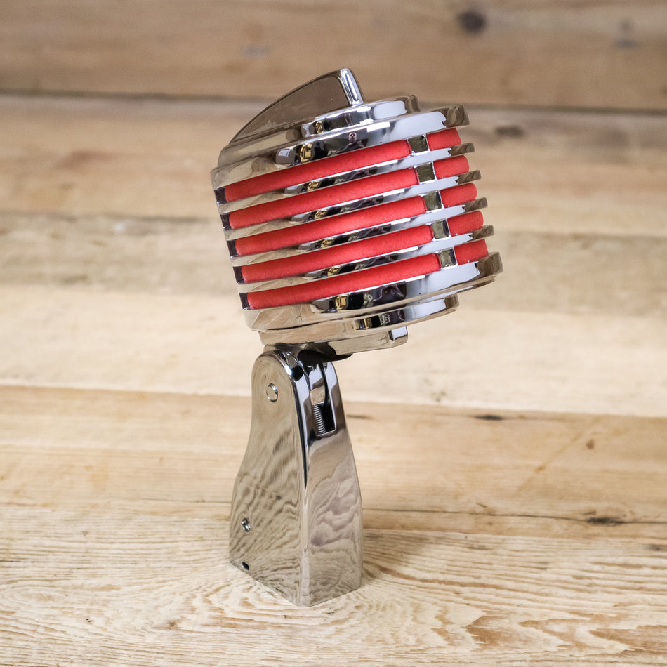 Heil The Fin Chrome with Red LED Retro-Styled Dynamic Cardioid Microphone