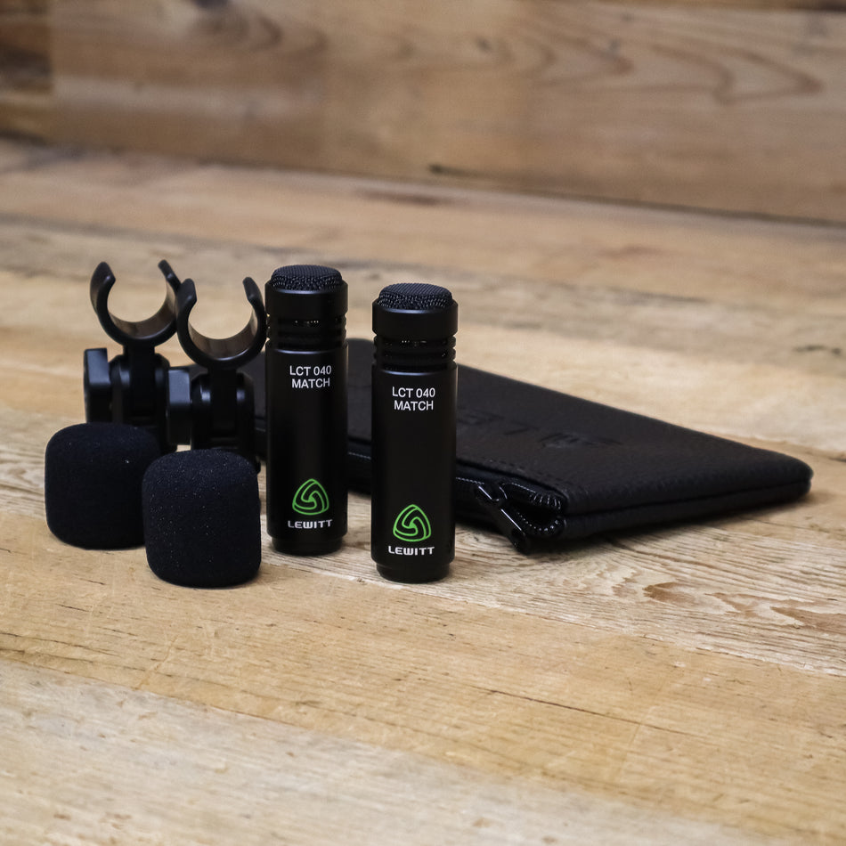 B-Stock Lewitt LCT 040 Match Stereo Pair Small Diaphragm Condenser Microphones