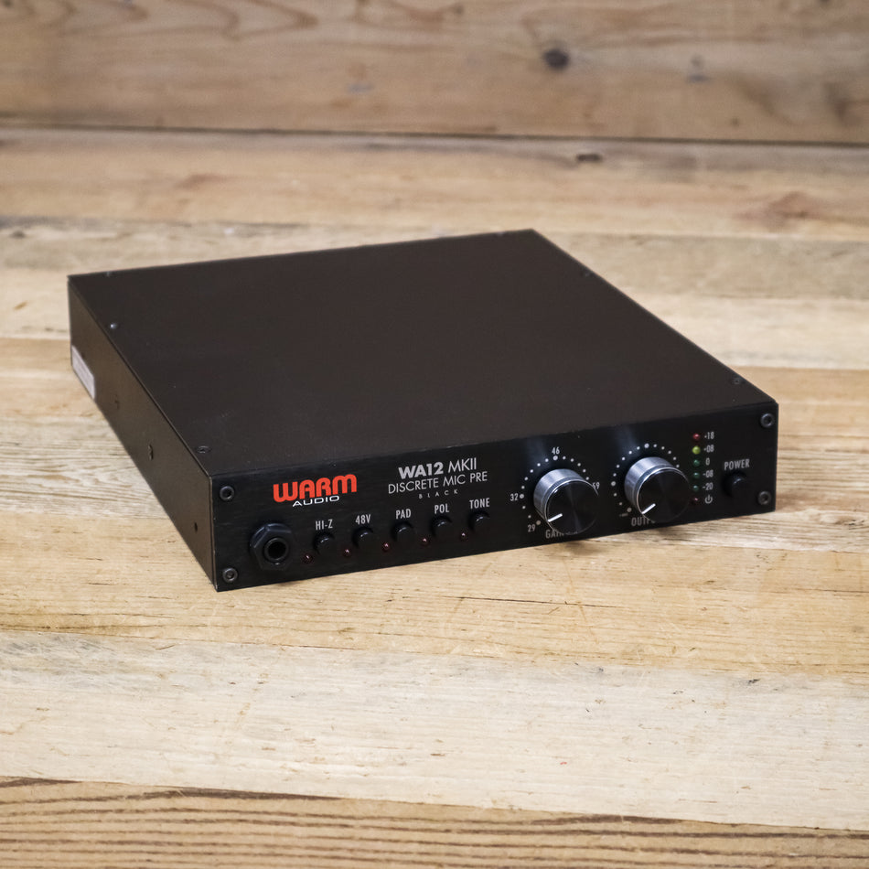 Warm Audio WA12 MKII Black Single-Channel Preamplifier