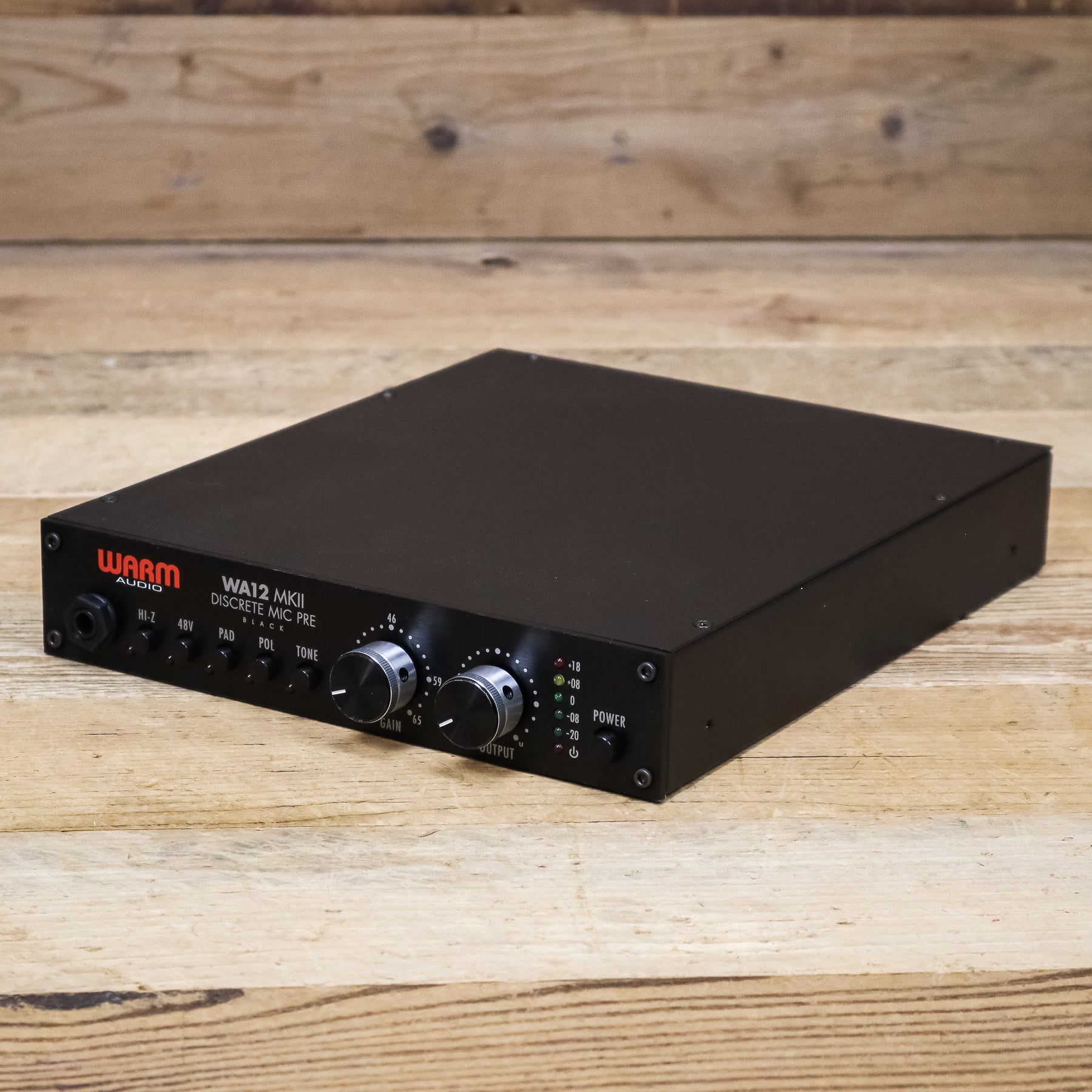 B-Stock Warm Audio WA12 MKII Black Single-Channel Preamplifier