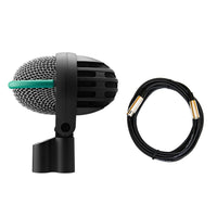 AKG D112 MKII Dynamic Kick Drum Microphone Bundle with 20-foot XLR Cable