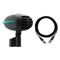 AKG D112 MKII Dynamic Kick Drum Microphone Bundle with Mogami XLR  Cable